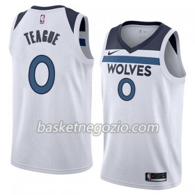 Canotte Uomo Minnesota Timberwolves Jeff Teague 0 Nike 2017-18 Bianco Swingman